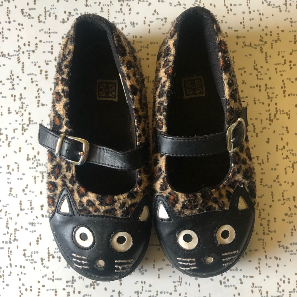 Used Kitty Mary-Jane Leopard TUK Kids Size US13
